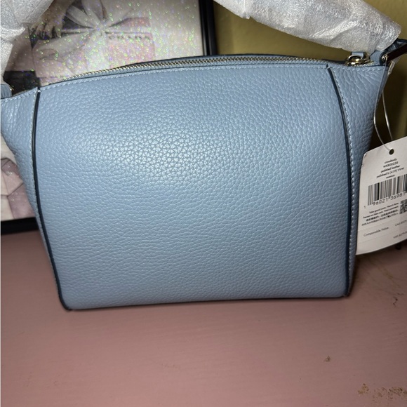 Kate Spade Powder Blue Crossbody Bag with Silver Hardware - Picture 5 of 10